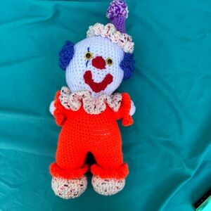 Handmade clown doll